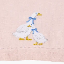Napkins<Mrs. Alice Lucy Goose Pink Linen Napkins (Set of 4)