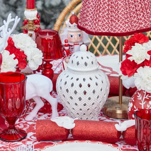 Spring Decorations | Christmas Decorations<Mrs. Alice Lydia Ginger Jar (Pair)