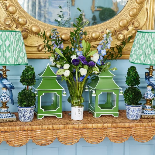 Furniture | Furniture<Mrs. Alice Madeleine Rattan Scalloped Console Table