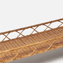 Furniture | Furniture<Mrs. Alice Madeleine Rattan Scalloped Console Table