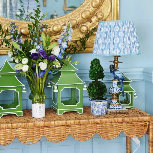 Furniture | Furniture<Mrs. Alice Madeleine Rattan Scalloped Console Table