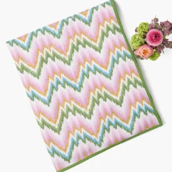 Summer Table Linen | Tablecloths<Mrs. Alice Magdalena Green & Pink Tablecloth