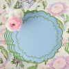 Summer Table Linen | Placemats<Mrs. Alice Mariana Blue & Green Placemats (Set of 4)