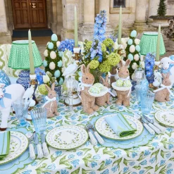 Summer Table Linen | Placemats<Mrs. Alice Mariana Blue & Green Placemats (Set of 4)