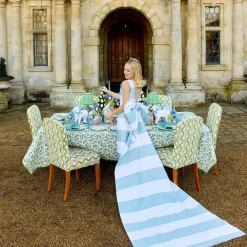Summer Table Linen | Table Linen Sets<Mrs. Alice Mariana Blue & Green Placemats & Napkins (Set of 4)