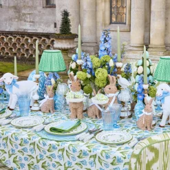 Summer Table Linen | Placemats<Mrs. Alice Mariana Blue & Green Placemats (Set of 4)