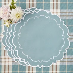 Placemats<Mrs. Alice Mariana Duck Egg Placemats (Set of 4)