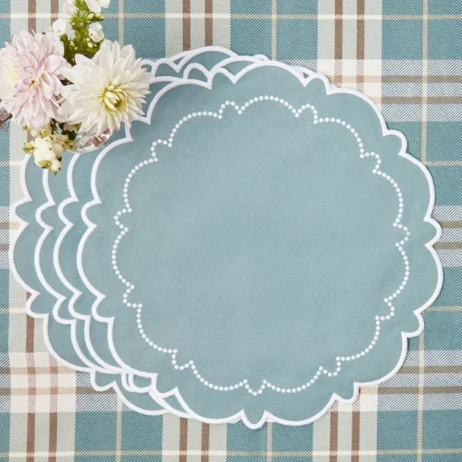 Placemats<Mrs. Alice Mariana Duck Egg Placemats (Set of 4)