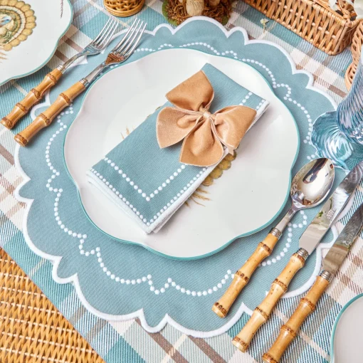 Placemats<Mrs. Alice Mariana Duck Egg Placemats (Set of 4)