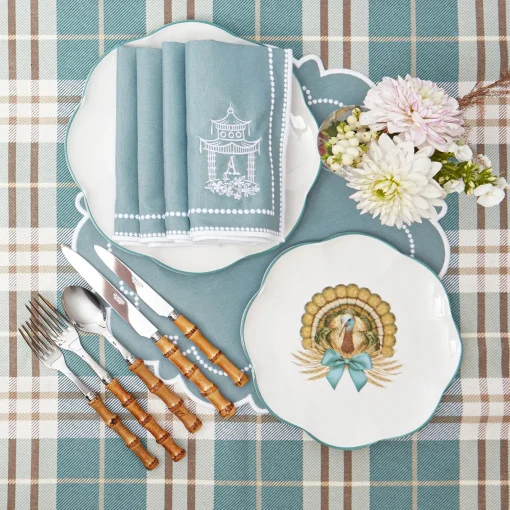 Placemats<Mrs. Alice Mariana Duck Egg Placemats (Set of 4)