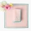 Summer Table Linen | Napkins<Mrs. Alice Mariana Pink & Duck Egg Napkins (Set of 4)
