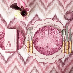 Summer Table Linen | Table Linen Sets<Mrs. Alice Mariana Pink Placemats & Napkins (Set of 4)
