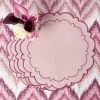 Summer Table Linen | Placemats<Mrs. Alice Mariana Pink Placemats (Set of 4)