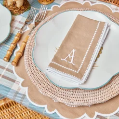 Napkins | Mrs. Alice Monogram<Mrs. Alice Mariana Sand Napkins (Set of 4)