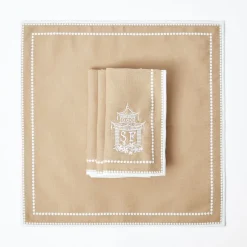 Napkins | Mrs. Alice Monogram<Mrs. Alice Mariana Sand Napkins (Set of 4)