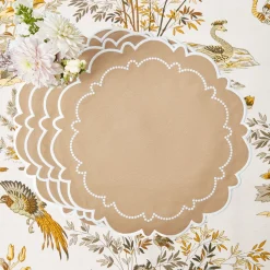 Placemats<Mrs. Alice Mariana Sand Placemats (Set of 4)