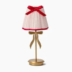 Rechargeable Table Lamps | For Her<Mrs. Alice Marilyn Bow Rechargeable Lamp with Pink & Red Bow Shade (18cm)