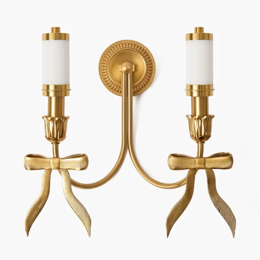Rechargeable Table Lamps | Wall Lighting<Mrs. Alice Marilyn Bow Rechargeable Double Wall Light