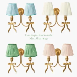 Rechargeable Table Lamps | Wall Lighting<Mrs. Alice Marilyn Bow Rechargeable Double Wall Light