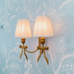 Rechargeable Table Lamps | Wall Lighting<Mrs. Alice Marilyn Bow Rechargeable Double Wall Light
