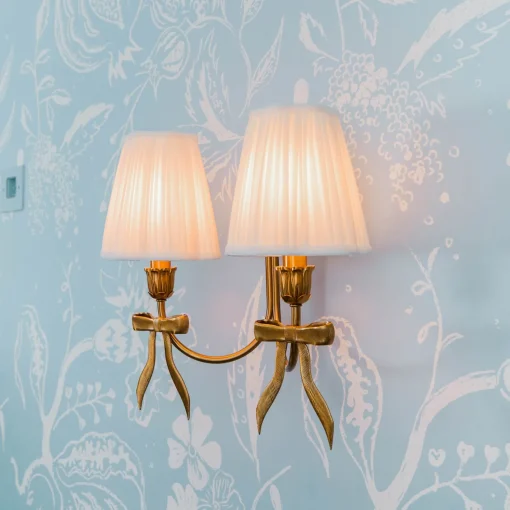 Rechargeable Table Lamps | Wall Lighting<Mrs. Alice Marilyn Bow Rechargeable Double Wall Light