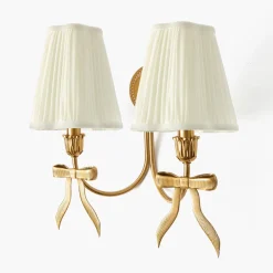 Rechargeable Table Lamps | Wall Lighting<Mrs. Alice Marilyn Bow Rechargeable Double Wall Light