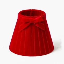 Rechargeable Table Lamps<Mrs. Alice Marilyn Bow Rechargeable Lamp with Red Velvet Bow Shade (18cm)