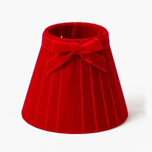 Rechargeable Table Lamps<Mrs. Alice Marilyn Bow Rechargeable Lamp with Red Velvet Bow Shade (18cm)