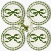 Crockery Sets<Mrs. Alice Marilyn Forest Green Bow Dinner & Starter Plates (Set of 8)