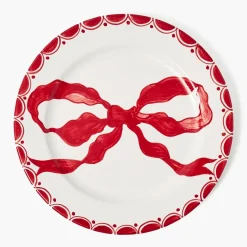 Dinner Plates<Mrs. Alice Marilyn Red Bow Dinner Plate