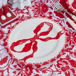 Dinner Plates<Mrs. Alice Marilyn Red Bow Dinner Plate