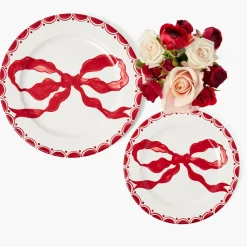 Starter Plates<Mrs. Alice Marilyn Red Bow Starter Plate