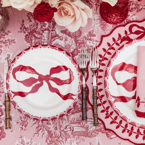 Starter Plates<Mrs. Alice Marilyn Red Bow Starter Plate