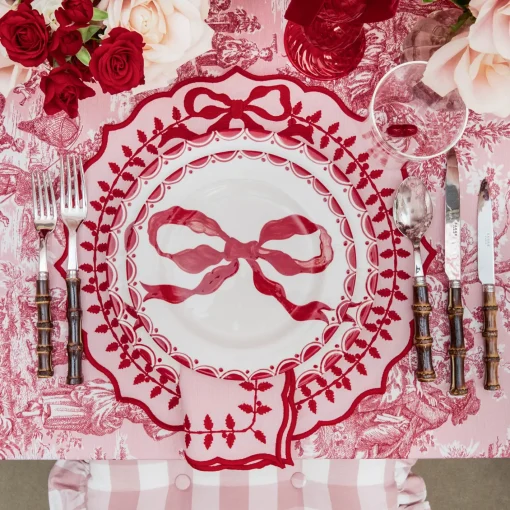 Starter Plates<Mrs. Alice Marilyn Red Bow Starter Plate