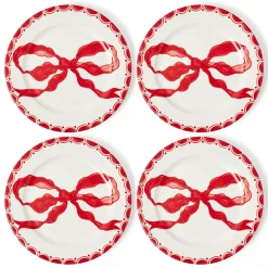 Starter Plates<Mrs. Alice Marilyn Red Bow Starter Plate