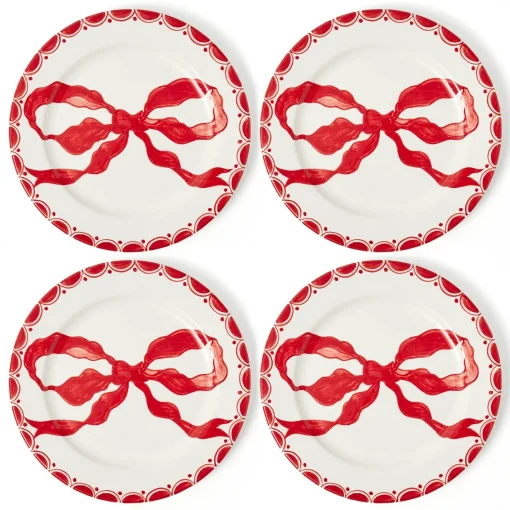 Starter Plates<Mrs. Alice Marilyn Red Bow Starter Plate