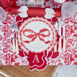 Starter Plates<Mrs. Alice Marilyn Red Bow Starter Plate