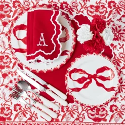 Starter Plates<Mrs. Alice Marilyn Red Bow Starter Plate