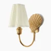 Rechargeable Table Lamps | Wall Lighting<Mrs. Alice Marina Rechargeable Wall Light with Cream Shade (14cm)