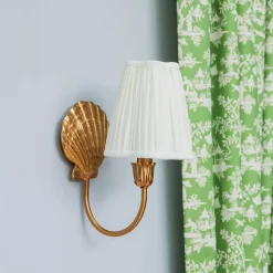Rechargeable Table Lamps | Wall Lighting<Mrs. Alice Marina Rechargeable Wall Light with Cream Shade (14cm)