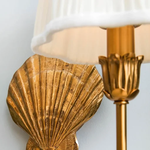 Rechargeable Table Lamps | Wall Lighting<Mrs. Alice Marina Rechargeable Wall Light with Cream Shade (14cm)