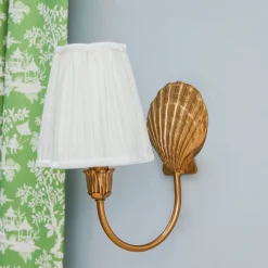 Rechargeable Table Lamps | Wall Lighting<Mrs. Alice Marina Rechargeable Wall Light with Cream Shade (14cm)