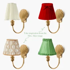 Rechargeable Table Lamps | Wall Lighting<Mrs. Alice Marina Rechargeable Wall Light with Cream Shade (14cm)