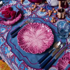 Placemats<Mrs. Alice Marlene Blue & Purple Placemats (Set of 4)
