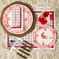 Starter Plates<Mrs. Alice Martha Red Starter Plate