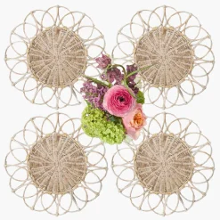 Summer Table Linen | Placemats<Mrs. Alice Meredith Woven Placemats (Set of 4)
