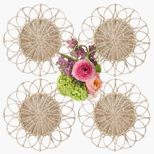 Summer Table Linen | Placemats<Mrs. Alice Meredith Woven Placemats (Set of 4)