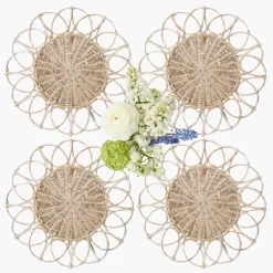 Summer Table Linen | Placemats<Mrs. Alice Meredith Woven Placemats (Set of 4)