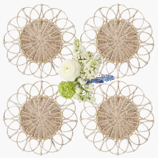 Summer Table Linen | Placemats<Mrs. Alice Meredith Woven Placemats (Set of 4)