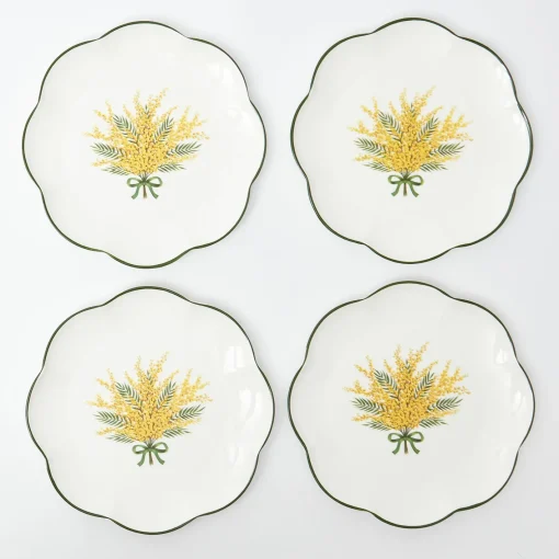 Starter Plates | Crockery Sets<Mrs. Alice Mimosa Starter Plates (Set of 4)